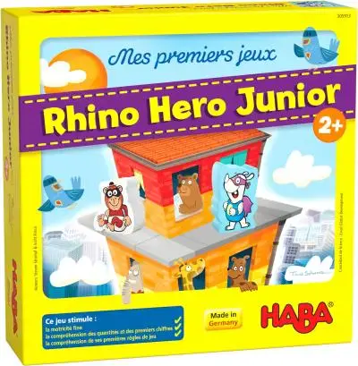 MES PREMIERS JEUX: RHINO HERO JUNIOR - JEUX DE STRATEGIE & DE TABLE - HABA