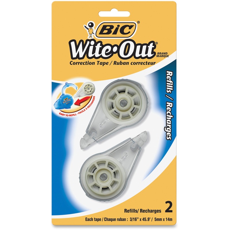 RECHARGE WHITE OUT EZ - ACCESSOIRES DE BUREAU - BIC