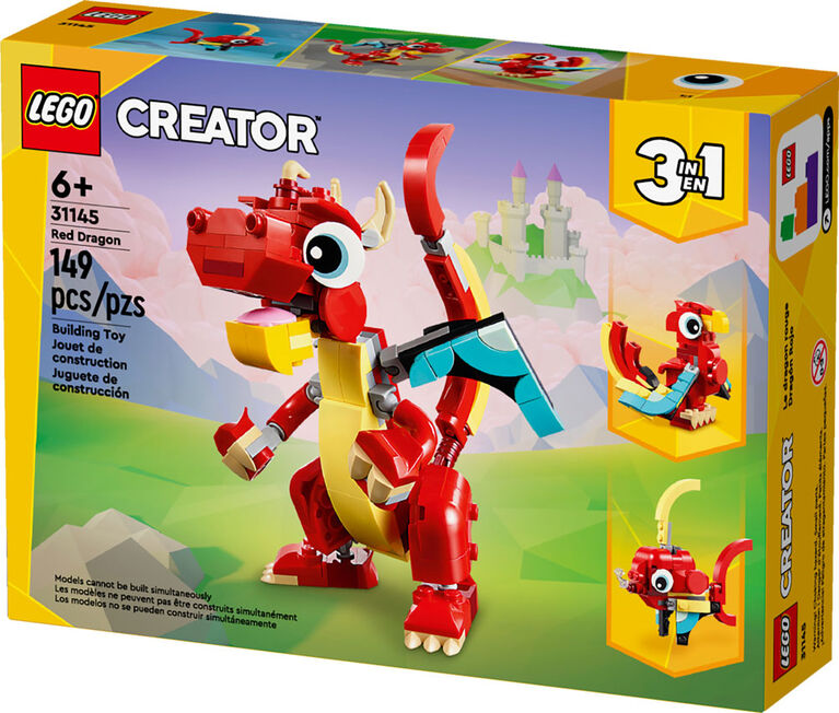 Creator - Dragon rouge - CONSTRUCTION - LEGO