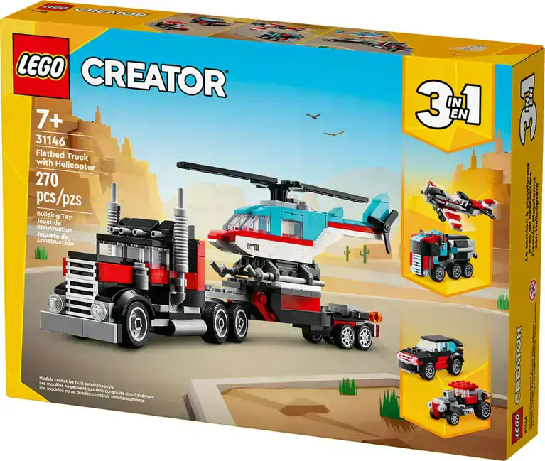 Creator - Le camion à plateforme avec - CONSTRUCTION - LEGO