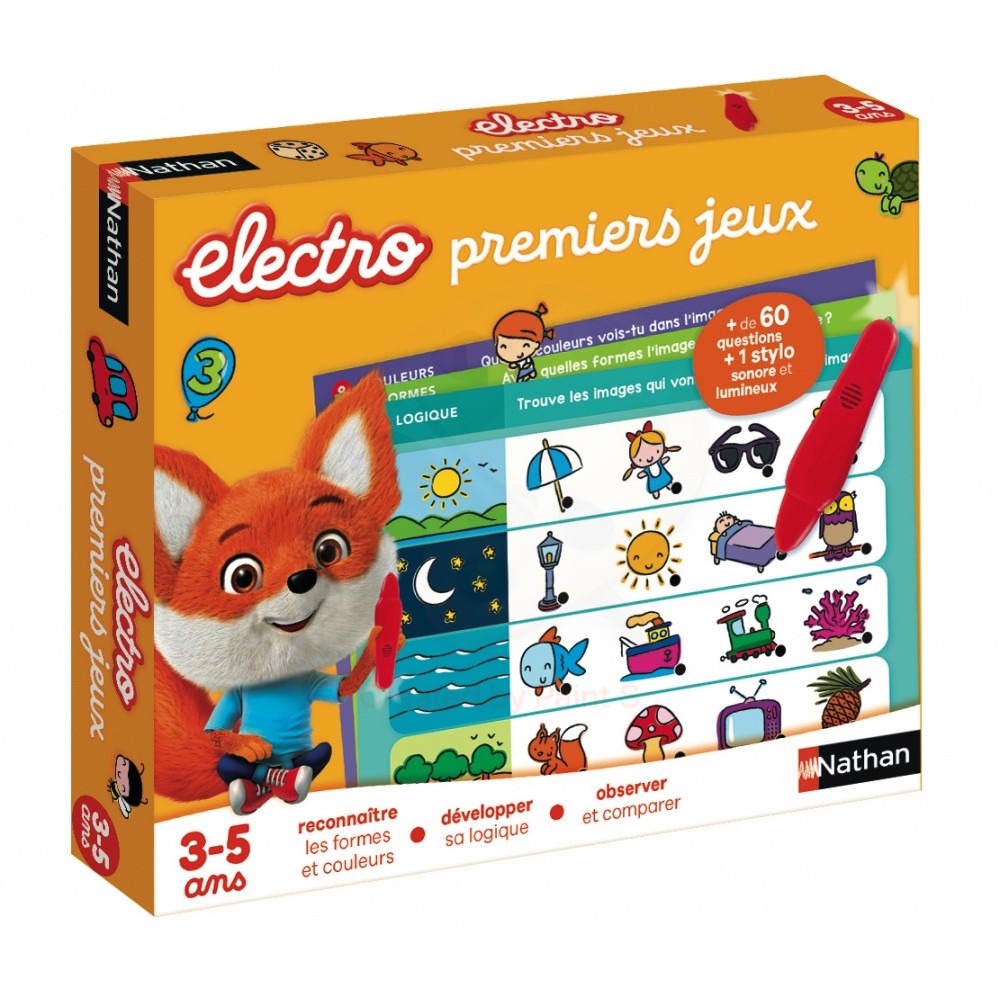 ELECTRO PREMIERS JEUX - JEUX ÉDUCATIF - NATHAN