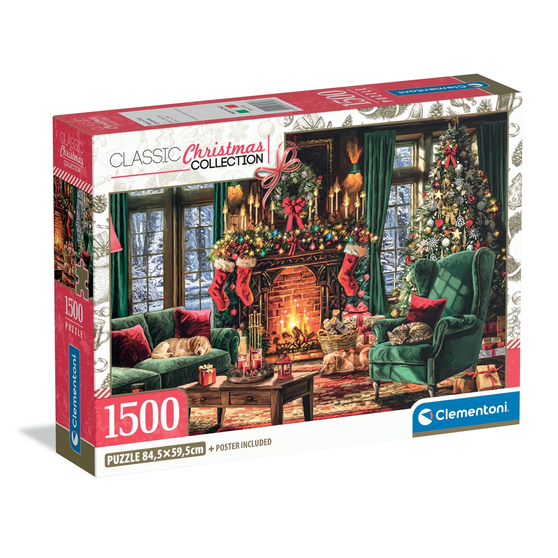 Clementoni - Passez un Noel Chaleureux - 1500 PIÈCES - CLEMENTONI