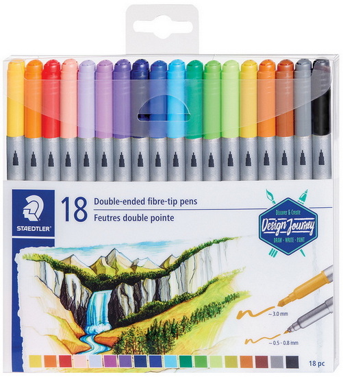 Feutres double pointe pqt 18 - DESSIN & COLORIAGE - MICROSOFT