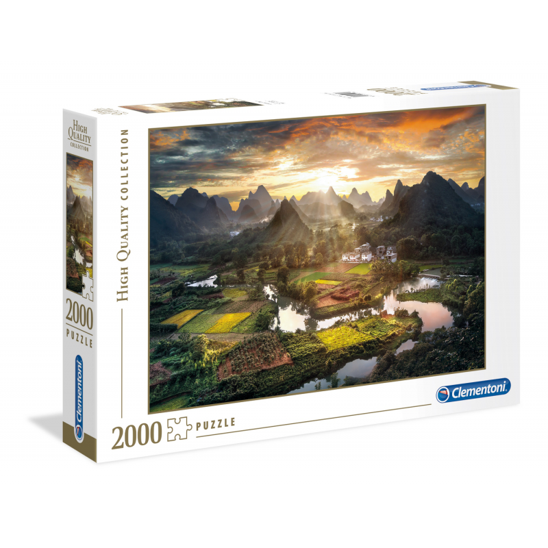 Clementoni - Vue de Chine, 2000 pieces - 2000 PIÈCES ET PLUS - CLEMENTONI