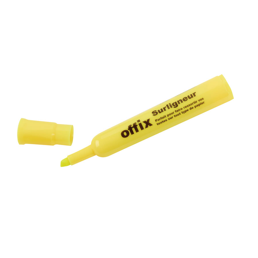 SURLIGNEUR OFFIX JAUNE - INSTRUMENTS D'ECRITURE - MICROSOFT