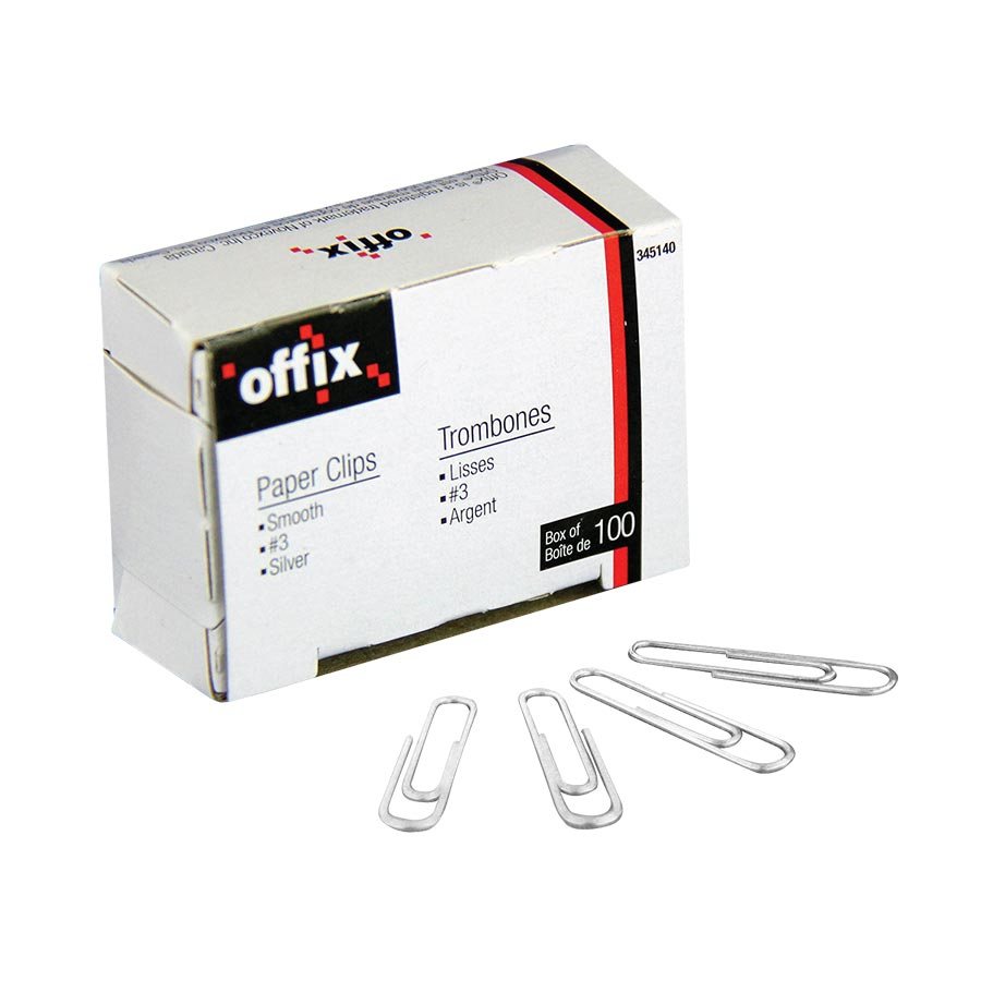 TROMBONES 3 15/16 - ACCESSOIRES DE BUREAU - OFFIX