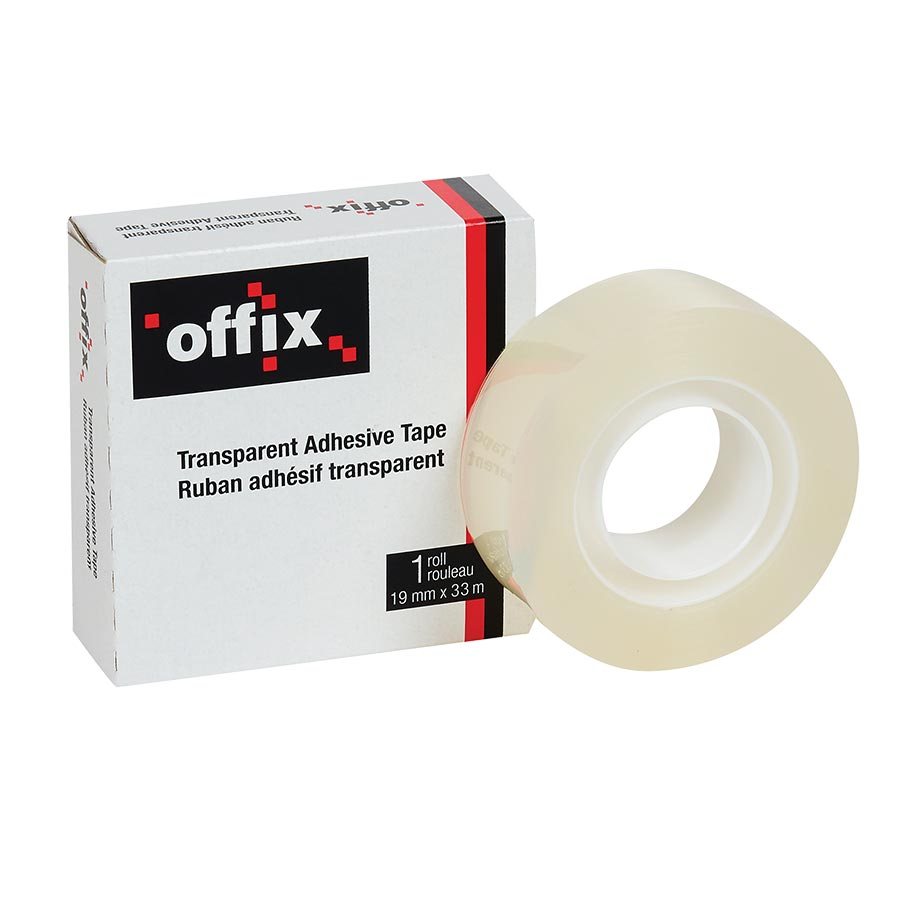 RUBAN ADHESIF OFFIX TRANS. 18X33 ROUL - ETIQUETTES & ADHESIFS - OFFIX