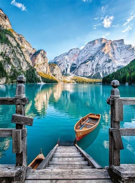 Clementoni - Lac de Braies, 500 pièces - 500 PIÈCES - CLEMENTONI