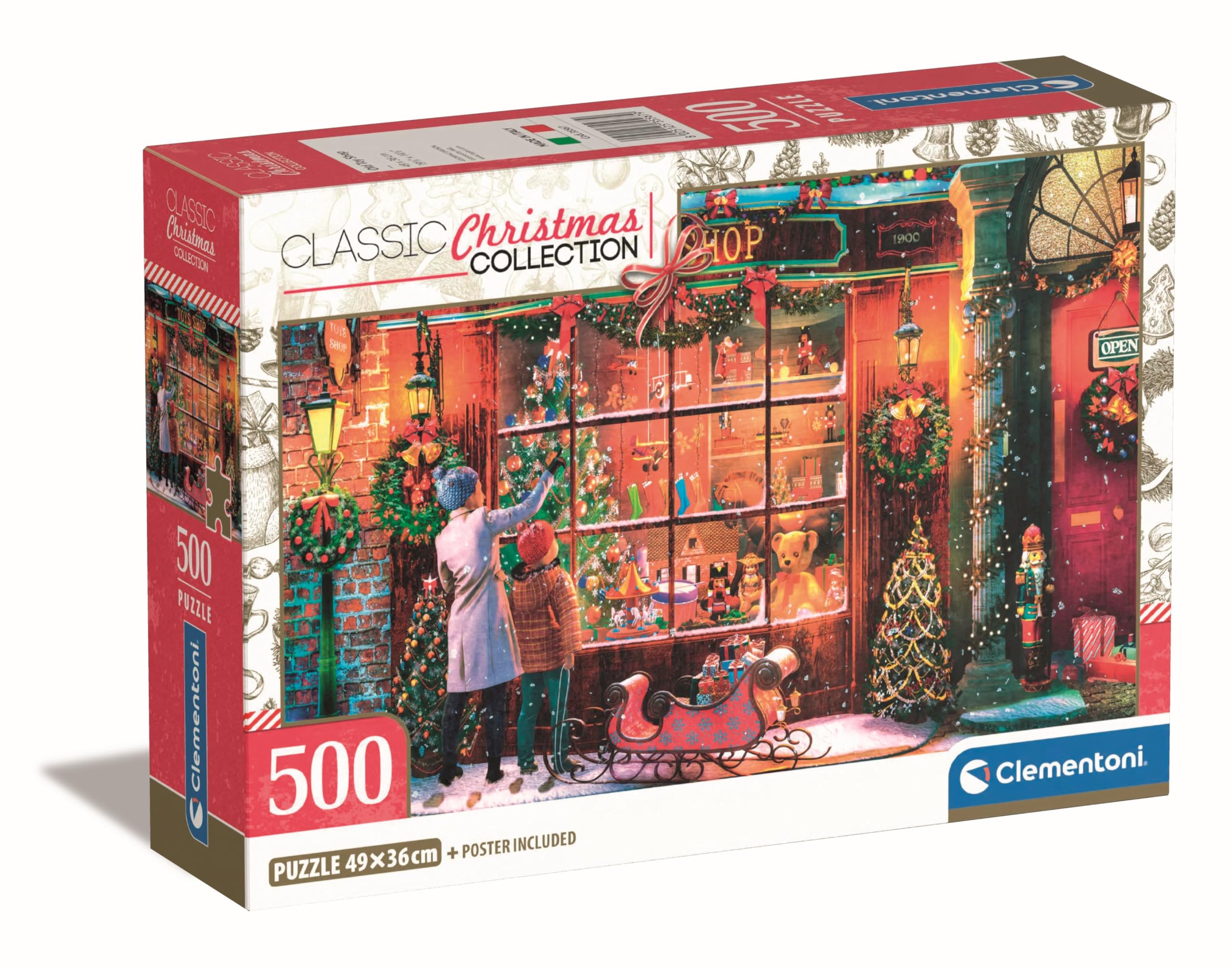 Clementoni - Vielles boutiques, 500pcs - 500 PIÈCES - SCHMIDT