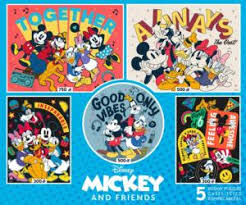 Ceaco - Disney Mickey, 5 casse-tete - 999 PIECES ET MOINS - CEACO