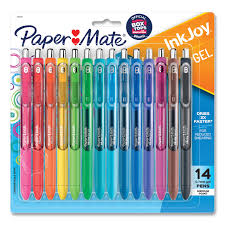 STYLO INK GEL PQT 14 - INSTRUMENTS D'ECRITURE - PAPERMATE