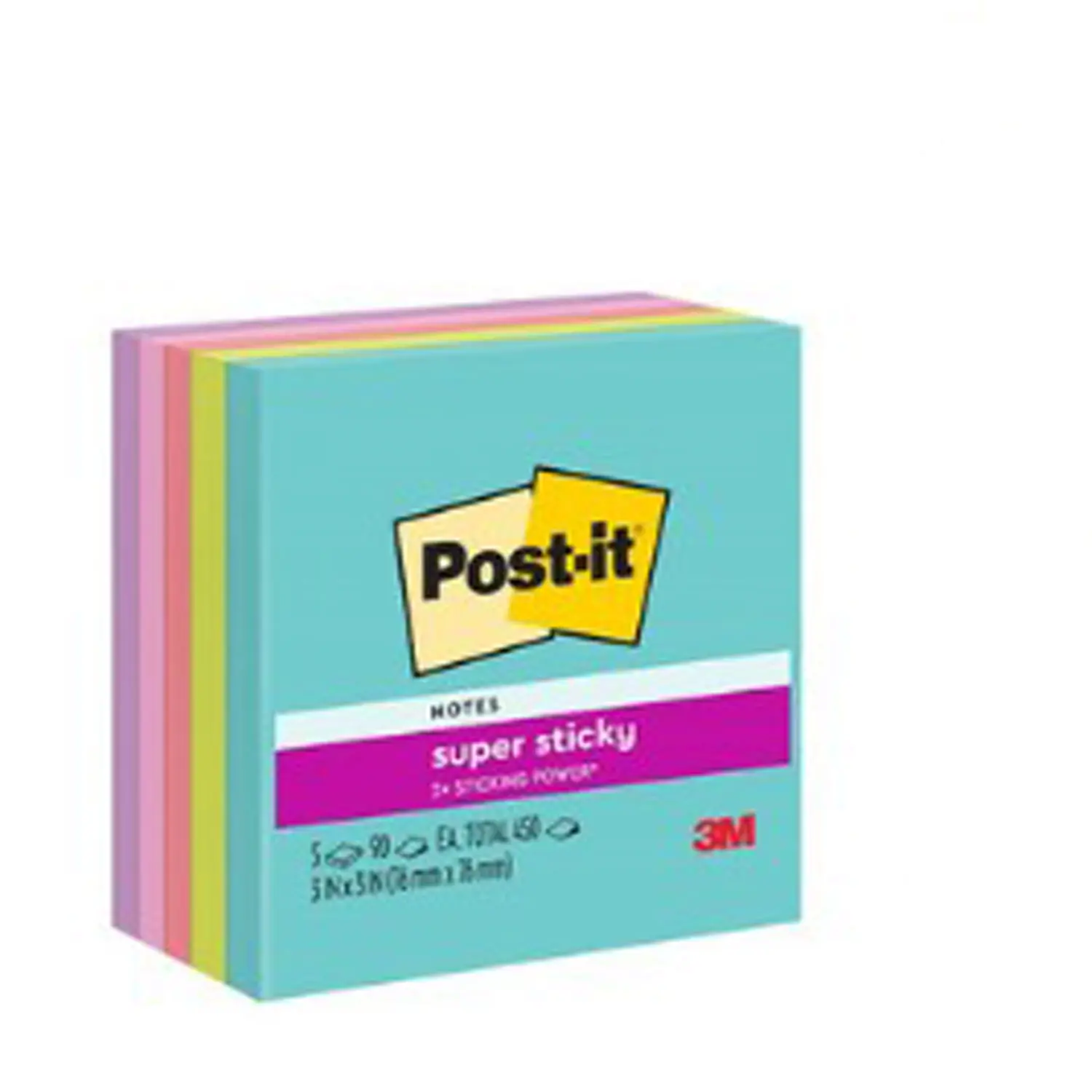 POST-IT SS 3X3 MIAMI - PAPETERIE - 3M