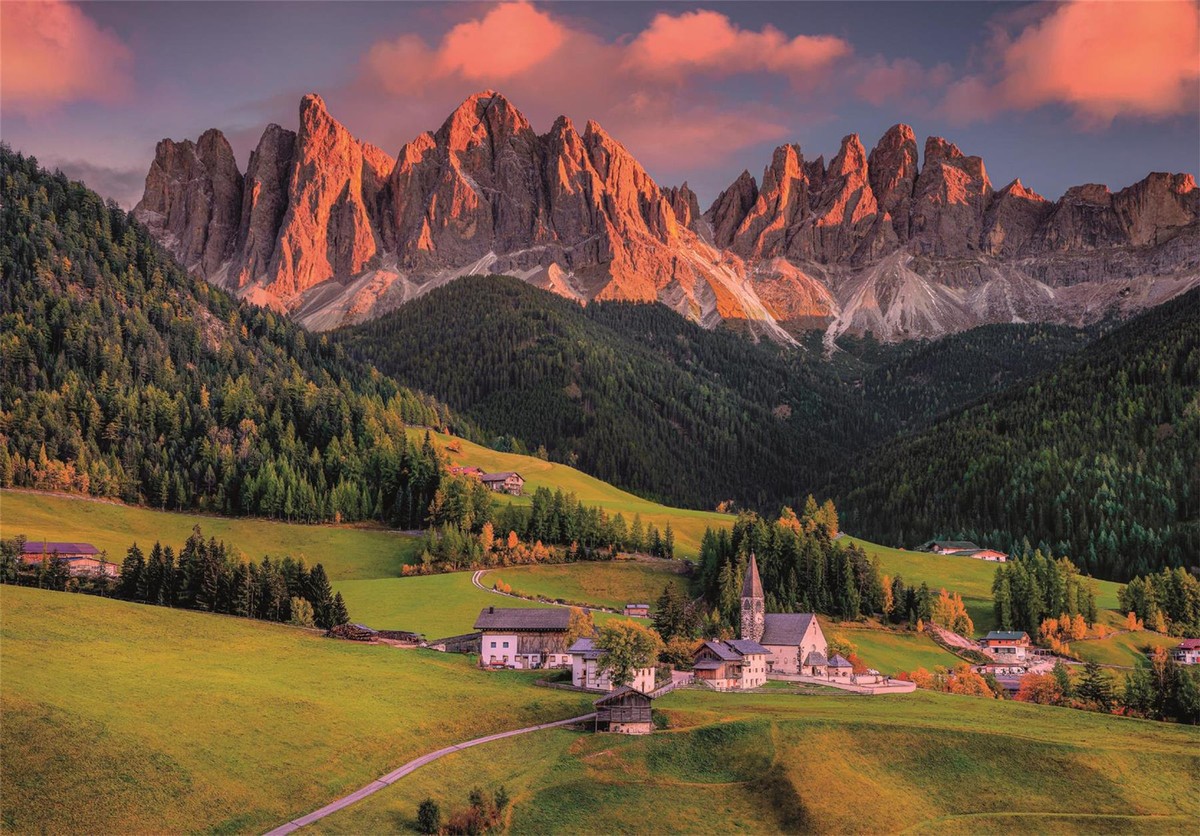 Clementoni - Dolomites magiques, 1000 - 1000 PIÈCES - CLEMENTONI