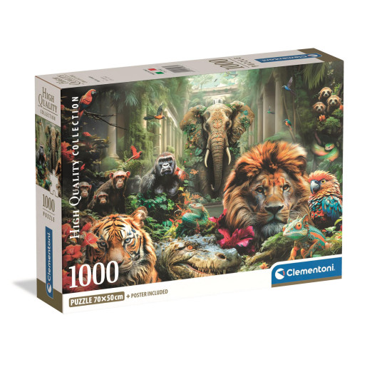 Clementoni - Jungle mystique, 1000 - 1000 PIÈCES - CLEMENTONI