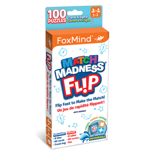 MATCH MADNESS FLIP ( BIL. ) - JEUX DE CARTES & DE VOYAGE - FOX MIND