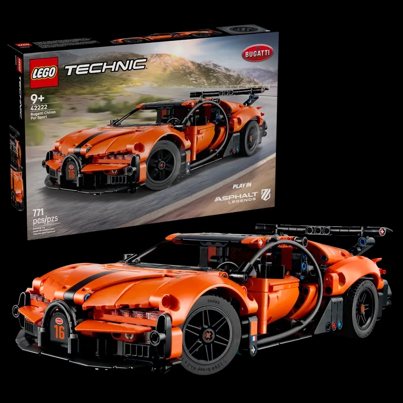 Technic - V. Bugatti Chiron pur sport hy - CONSTRUCTION - LEGO