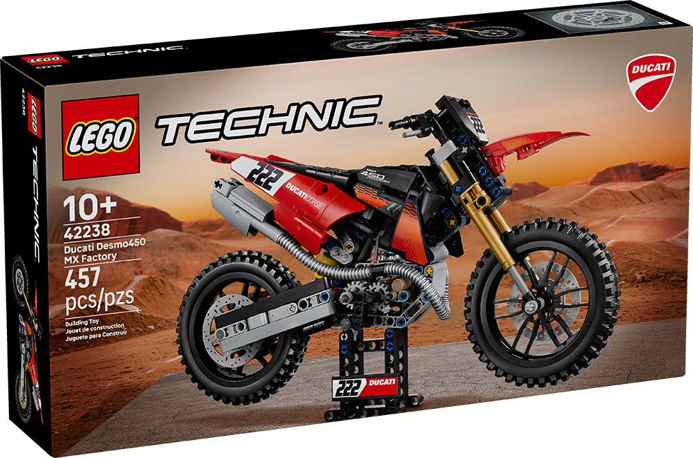 Technic - La moto Ducati Desmo450 MX - CONSTRUCTION - LEGO