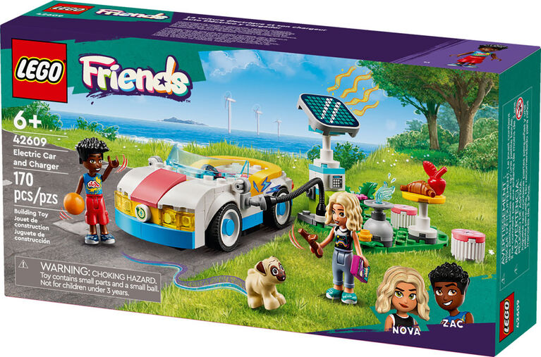 Friends - Voiture electrique et chargeur - CONSTRUCTION - LEGO