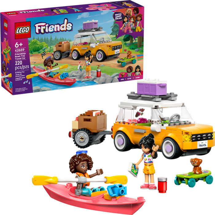 Friends - road-trip de voiture entre ami - CONSTRUCTION - LEGO