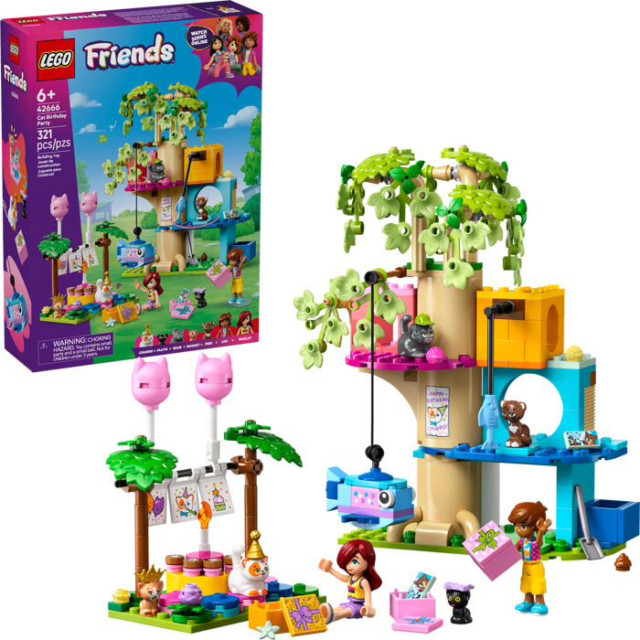 Friends - Party Ann. chat & Maison - CONSTRUCTION - LEGO