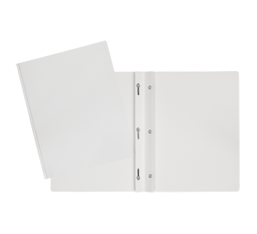 DUO TANG BLANC PLASTIFIE - - GEOCAN