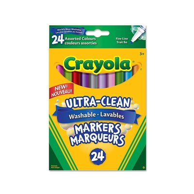 MARQUEURS LAVABLES BTE 24 - - CRAYOLA