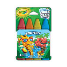 CRAIES POUR TROTTOIR 4 POOL PARTY - DESSIN & COLORIAGE - CRAYOLA