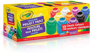 PEINTURES 10 COULEURS CLASSIQUES LAVABLE - MATÉRIEL & ACCESSOIRES - CRAYOLA