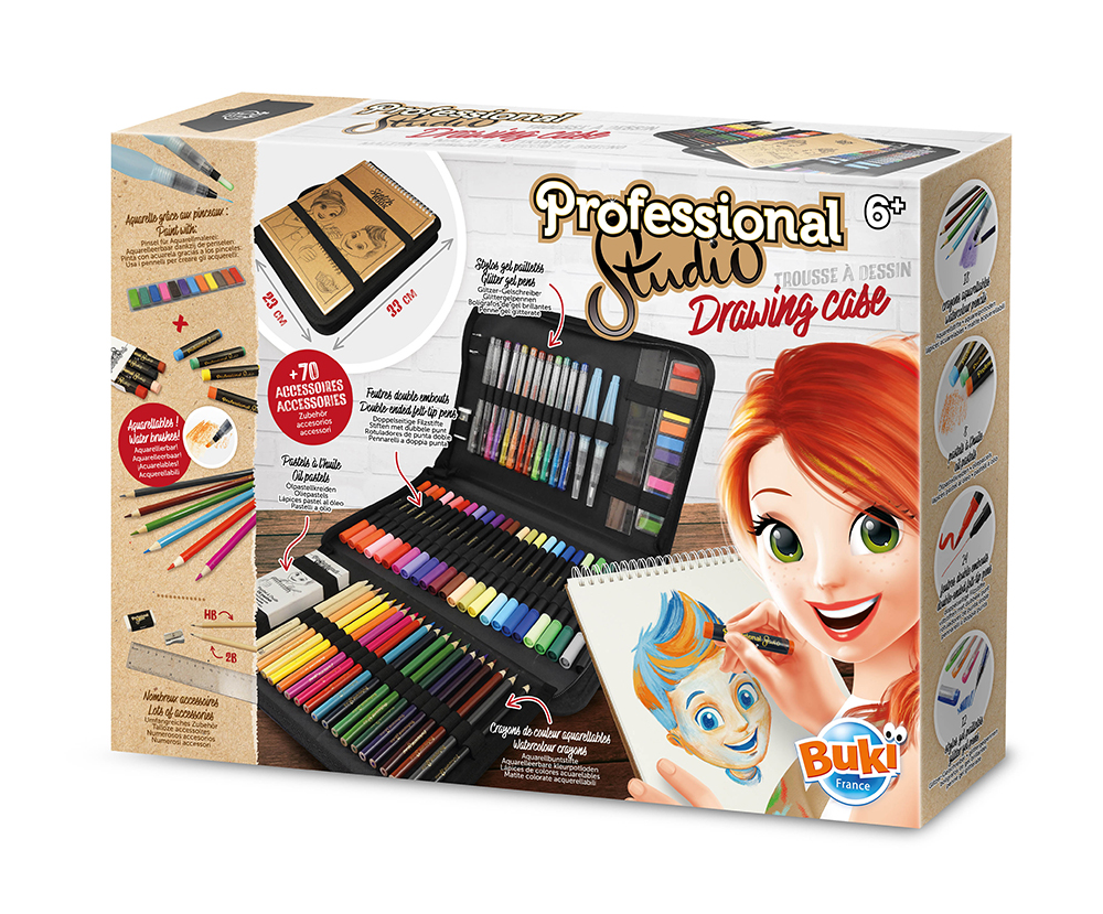 Buki France - Trousse a dessin - DESSIN & COLORIAGE - SYCOMORE