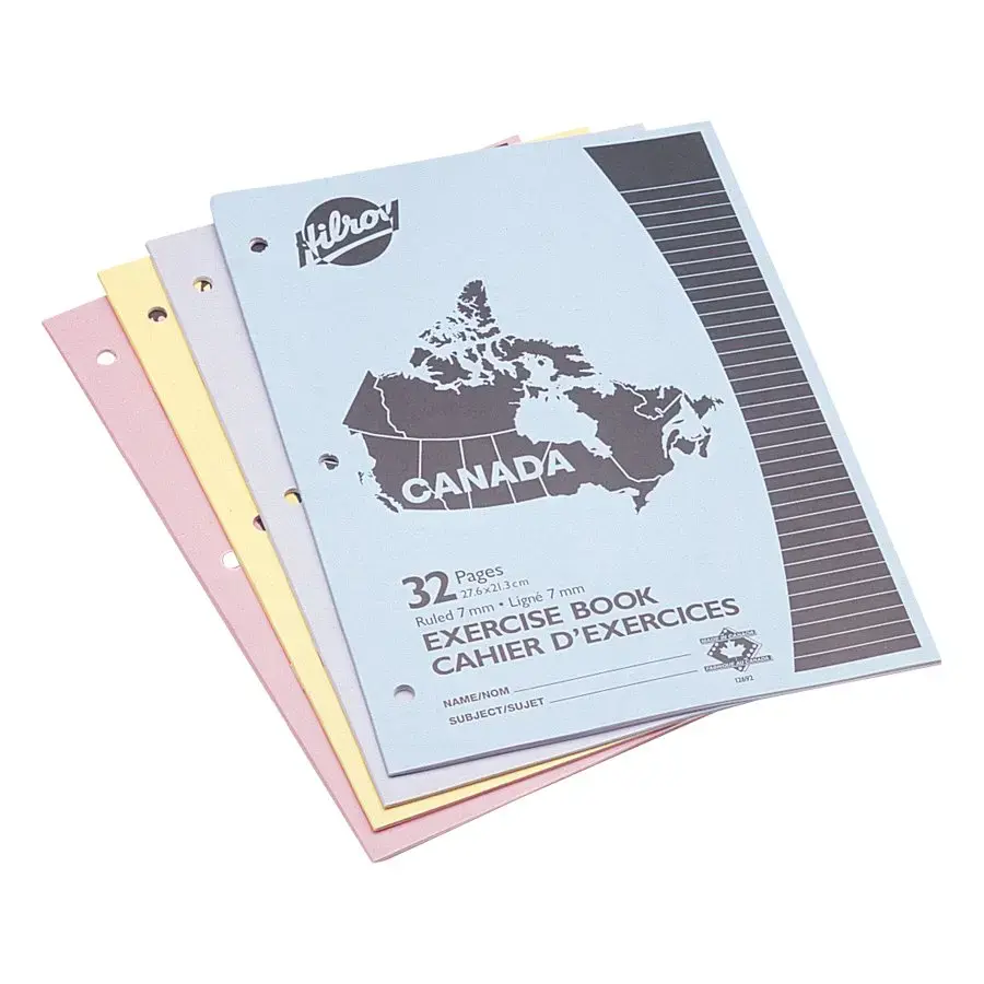 CAHIER CANADA 32P. PQT DE 4 - - HILROY