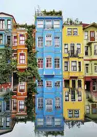 Piatnik - Balat, Istanbul réflexion, - 1000 PIÈCES - PIATNIK