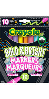 MARQUEURS CRAYOLA BOLD & BRIGHTS - SCOLAIRE - MICROSOFT