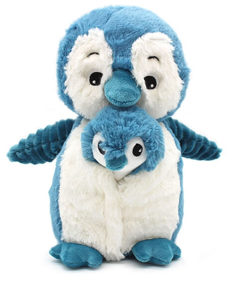 Maman-bebe - Iglou le pingouin, bleu - PELUCHE - DEGLINGOS