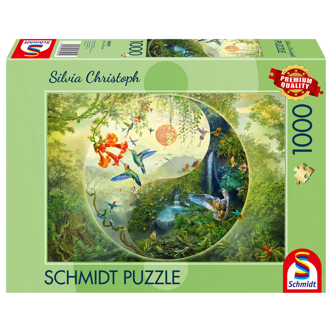 Schmidt - Ying&Yang dans la foret colibr - 1000 PIÈCES - SCHMIDT