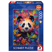 Schmidt - Panda dans forêt arc-en-ciel - 1000 PIÈCES - SCHMIDT