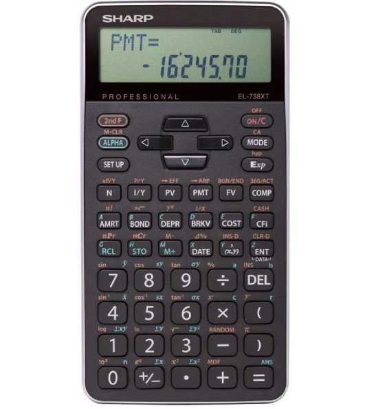 CALCULATRICE FINANCIÈRE EL-738XTB - MACHINE DE BUREAU - MICROSOFT