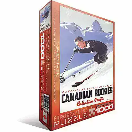 CASSE-TETE 1000 BANFF LAC LOUISE - 1000 PIÈCES - EUROGRAPHICS