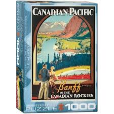 CASSE-TETE 1000 BANFF CANADIAN ROCKIES - 1000 PIÈCES - EUROGRAPHICS