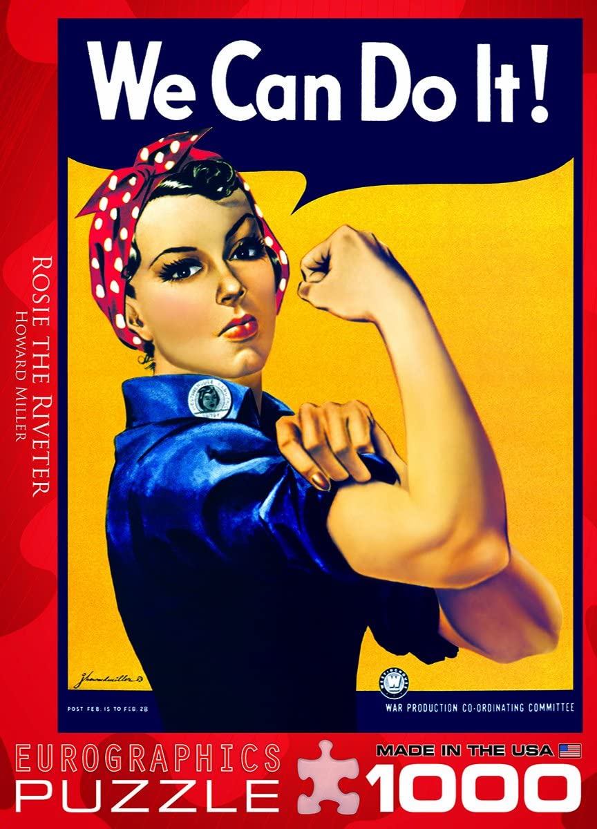 CASSE-TETE 1000 ROSIE THE RIVETER - 1000 PIÈCES - EUROGRAPHICS