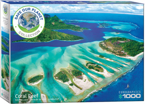 CASSE-TÊTE 1000 RÉCIF DE CORAIL - CASSE-TÊTE ADULTES - EUROGRAPHICS