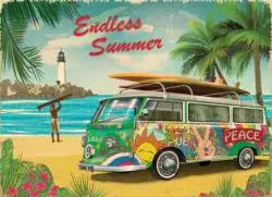 EUROGRAPHICS 1000, VW ENDLESS SUMMER - 1000 PIÈCES - EUROGRAPHICS