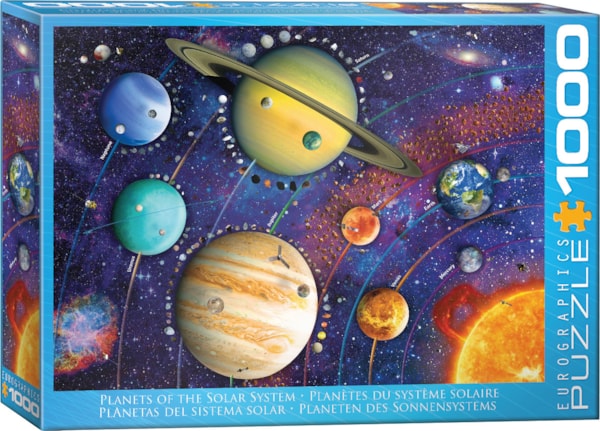 Eurographics - Planetes du systeme solai - 1000 PIÈCES - EUROGRAPHICS