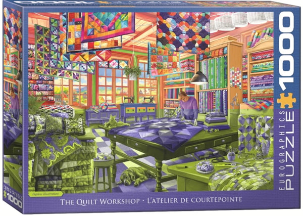 Eurographics - L'atelier de courtepointe - 1000 PIÈCES - EUROGRAPHICS
