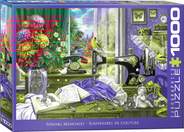 Eurographics - Souvenirs de couture, - 1000 PIÈCES - EUROGRAPHICS