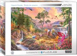 Eurographics - Paradis des campeurs - 1000 PIÈCES - EUROGRAPHICS