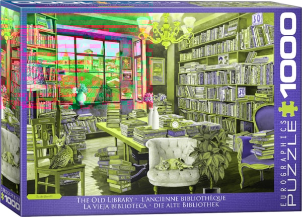 Eurographics - L'ancienne Biblotheque - 1000 PIÈCES - EUROGRAPHICS