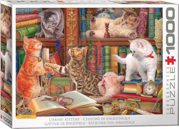 Eurographics - Chatons de bibliotheque - 1000 PIÈCES - EUROGRAPHICS