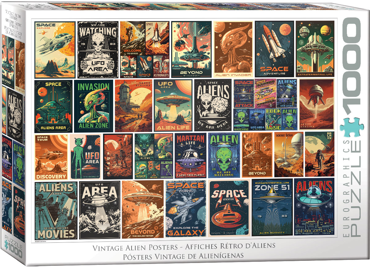 EUROGRAPHICS - Alien invasion coll ,1000 - 999 PIECES ET MOINS - EUROGRAPHICS