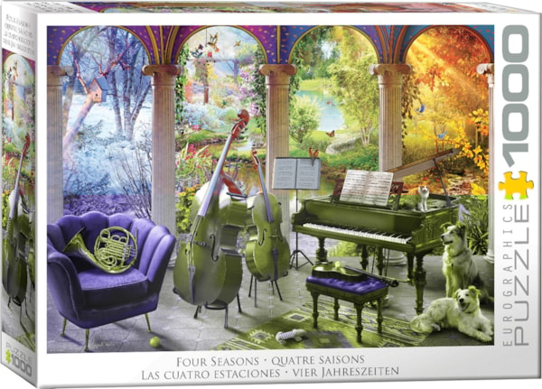 Eurographics - Quatre saisons, 1000 - 1000 PIÈCES - EUROGRAPHICS
