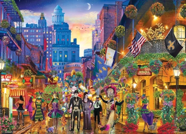 Eurographics - Mardi Gras New Orleans - 1000 PIÈCES - EUROGRAPHICS